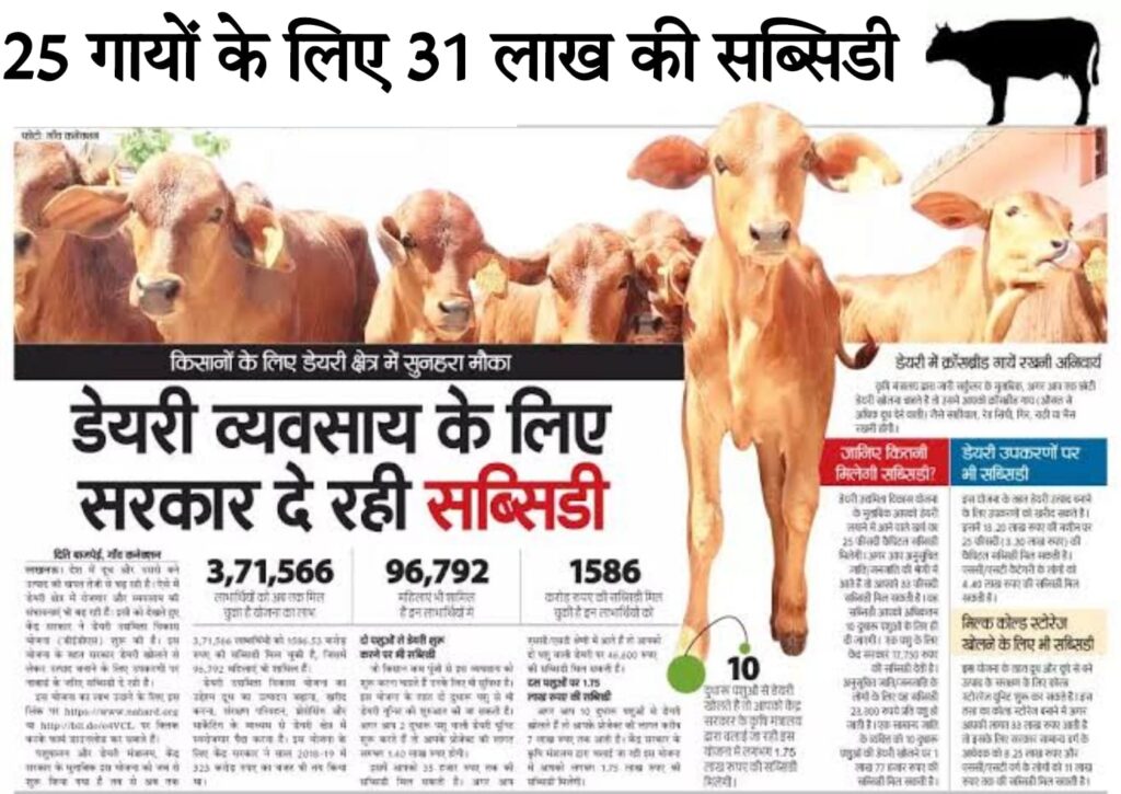 dairy business in india शुरू करना चाहते हैं डेयरी, तो 25 गायों की खरीद पर मिलेगी 31 लाख रुपये की सब्सिडी