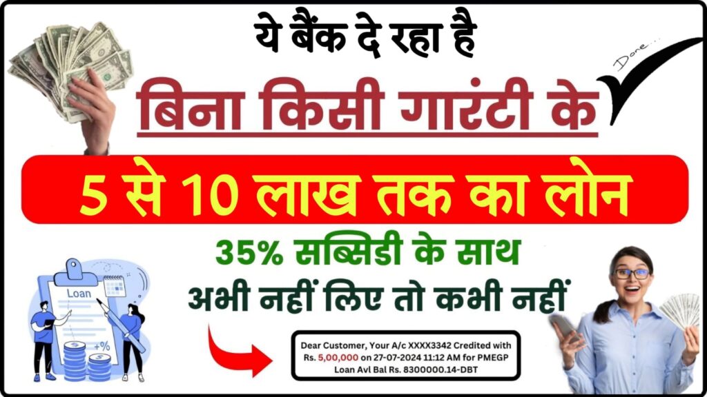 instant loan without cibil ये बैंक दे रहा बिना गारंटी वाला 10 लाख तक का लोन, जानें पूरा प्रोसेस